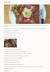 Menu Les crêpes d'Alex - Les côtés salées
