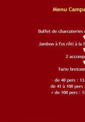 Menu Thierry Gastronomie - Le menu campagnard