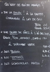 Menu Ty Coz - L' ardoise 