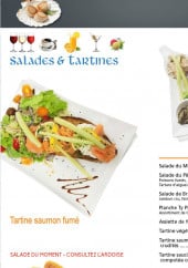 Menu Cafe Ty Pierre - Salades et tartines