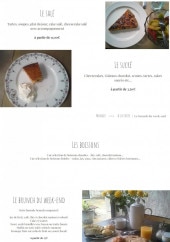 Menu La Quincaillerie - A la carte et brunch