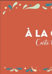 Menu A la cool - Carte et menu A la cool Landerneau