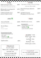 Menu Le Times Square - Entrées, pancakes, viandes,...