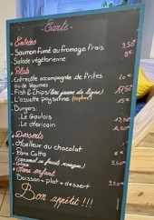 Menu Le Charabanc - La carte