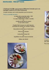Menu L'Auberge de la Mer - Autres informations
