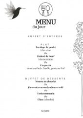 Menu Le Colibri - Menu du jour