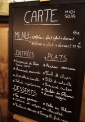 Menu P'ticasier - Exemple de menu