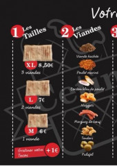 Menu Chez Cetin - Compositions tacos