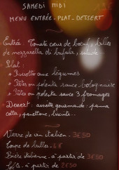 Menu Enoteca Shop - Exemple de menu