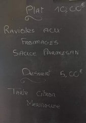 Menu Food Village - Exemple de menu