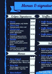 Menu Original Crêpe & Waffle - Les menus et signatures