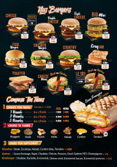 Menu Le Must - Les burgers et tacos personnalisé