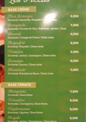 Menu Le Tamaris - Les pizzas