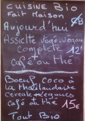 Menu Les p'tites marmites - Exemple de menu