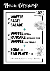 Menu Bubble café - Le menu découverte