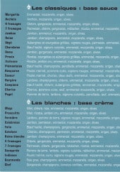 Menu Delicha - Les pizzas