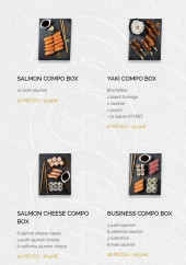 Menu Kaly Sushi - Les compo box