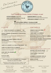 Menu Le Dodo Blanc Avignon - Les plats, entrées et desserts,...
