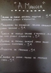 Menu Le Tracteur - Exemple de menu