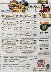 Menu Burger Lynn - Les burgers et salades