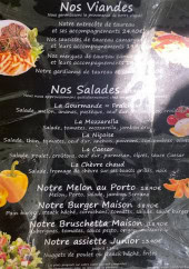 Menu Café de la Bourse - Un extrait de la carte