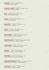 Menu La Pimienta - Les pizzas suite