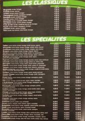 Menu Pizza Alain - Les pizzas
