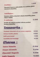 Menu Ô blé gourmand - Les desserts et glaces