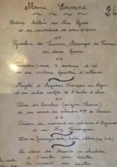 Menu La Servane - Le menu servane