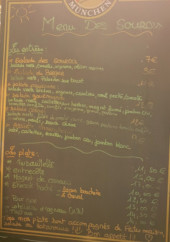 Menu Bar Des Sources - Les entrées, plats, ...