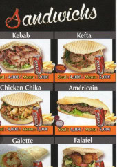 Menu 0Atlas Kebab - Les sandwichs