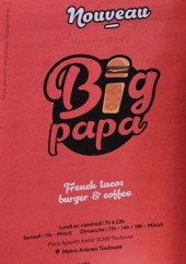 Menu Big papa's - Carte et menu Big papa's Toulouse