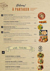 Menu Jalapeños - A partager et tacos