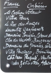 Menu Jambon 007 - Les vins suite