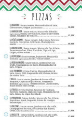 Menu L' OccItalie - Les pizzas