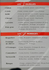 Menu L'ormeau - Les volailles et fromages