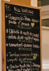 Menu La Bonne Étoile - Exemple de menu