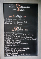 Menu La Brasserie Des Silos - Les entrées, plats