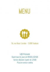 Menu La Compagnie Française - Carte et menu La Compagnie Française Toulouse