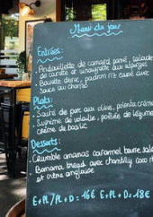 Menu La Rosa Negra - Exemple de menu du jour