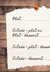 Menu La Soupe au Caillou - La carte