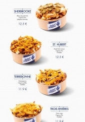Menu Label Poutine - Les poutines suite