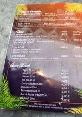 Menu Le Caribe - Les vins