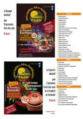 Menu Les Saveurs D'Aubin - poulet, boeuf, porc...