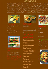 Menu Lotus Rose - Les menus