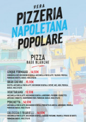 Menu Marcello Biga - Les pizzas blanches