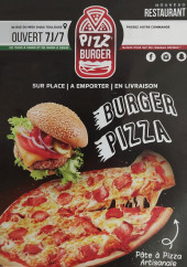 Menu Pizz burger - Carte et menu