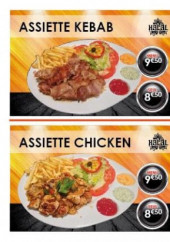 Menu Populaire Kebab - Les assiettes