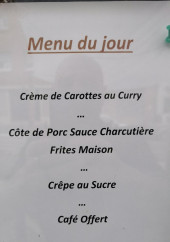 Menu Quartier Libre - Exemple de menu du jour