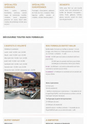 Menu Royal Buffet - Les formules